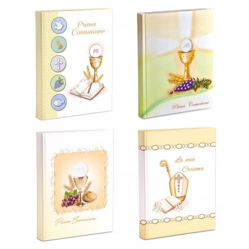 KIT1 - 3 Album fotografie Comunione e 1 Album Cresima 23x30 - 30 fogli