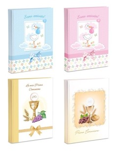 KIT1 - 3 Album fotografie Comunione e 1 Album Cresima  23x30 - 30 fogli