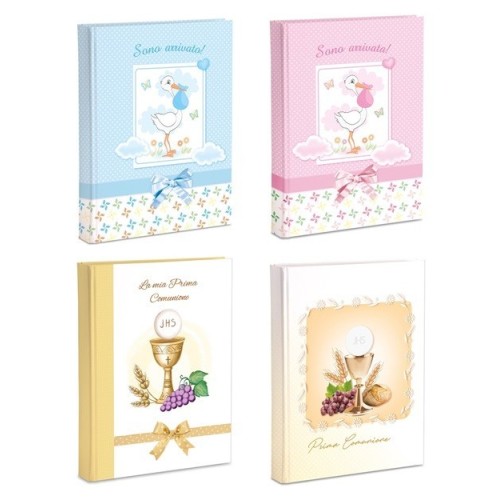 KIT1 - 3 Album fotografie Comunione e 1 Album Cresima  23x30 - 30 fogli