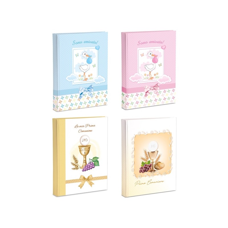 KIT1 - 3 Album fotografie Comunione e 1 Album Cresima 23x30 - 30 fogli