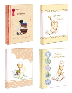 KIT3 - 3 Album fotografie Comunione e 1 Album Laurea 23x30 - 30 fogli