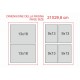 KIT3 - 3 Album fotografie Comunione e 1 Album Laurea 23x30 - 30 fogli