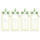 Kit 4 Segnalibro Bomboniere Segnaposto Cresima, Gesso Prima Comunione