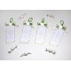 Kit 4 Segnalibro Bomboniere Segnaposto Cresima, Gesso Prima Comunione