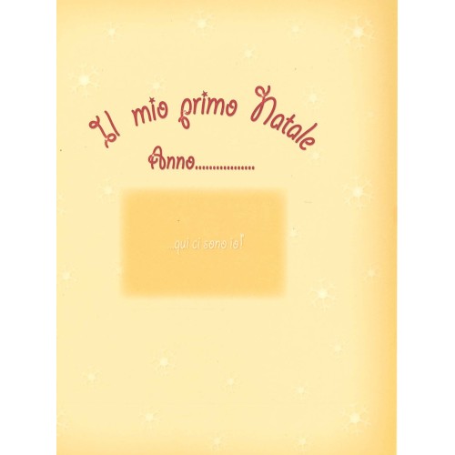 Album Foto "il Mio Primo Natale" con Babbo Natale
